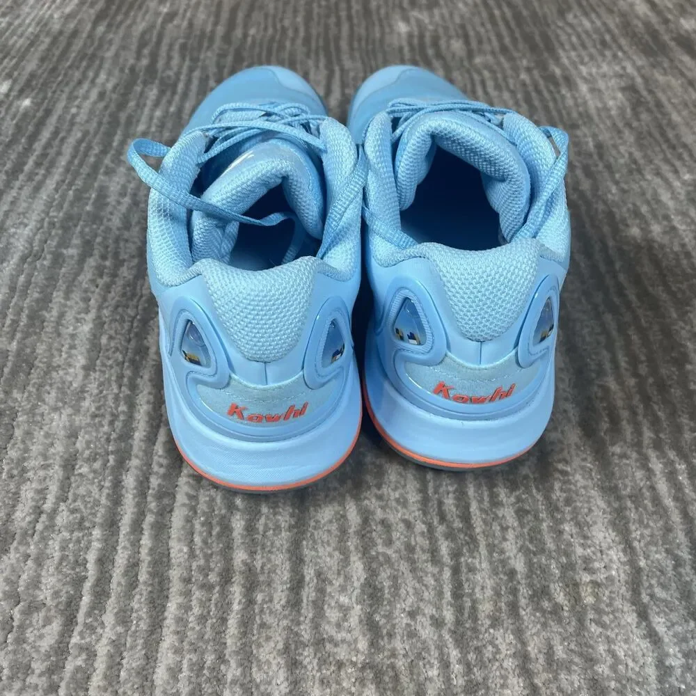 New Balance Kawhi 4 Shoes Mens Size 8.5 Blue Basketball Sneakers BBKLSLV4